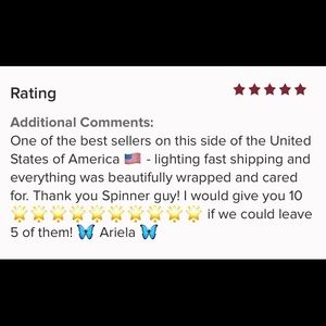 😄 My first rating! 😄